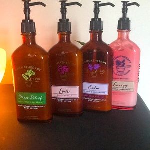 4 Aromatherapy lotions